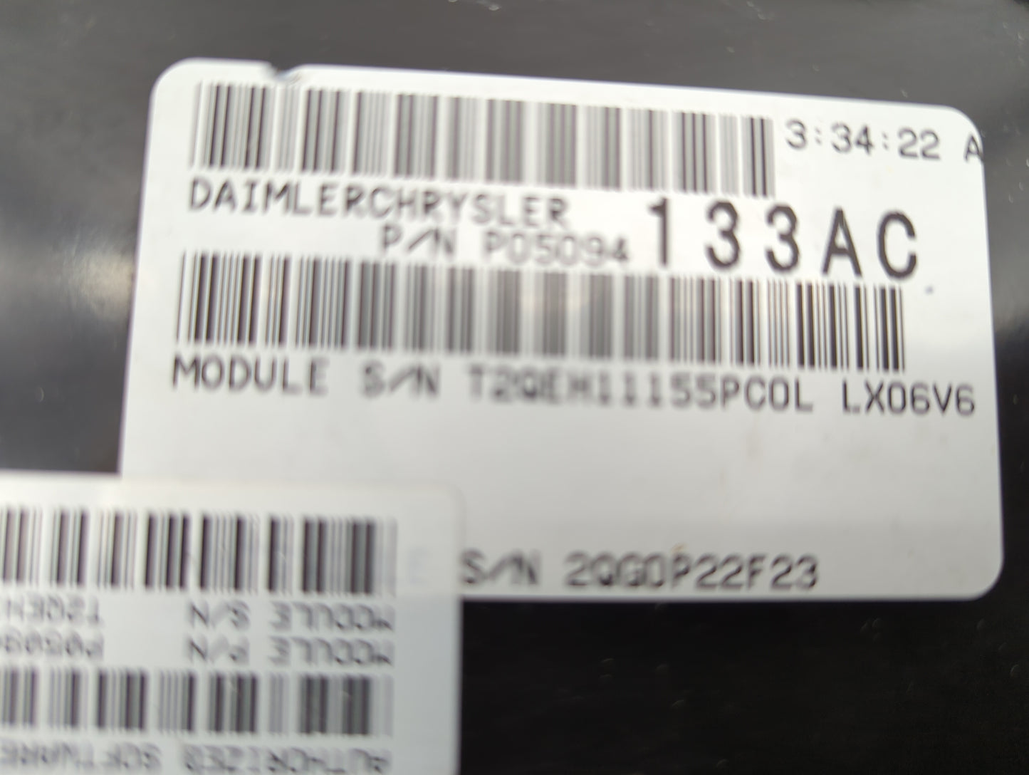 2006 Chrysler 300 PCM Engine Control Computer ECU ECM PCU OEM P/N:P05094133AC P05094696AB, 04829202AB Fits OEM Used Auto Par
