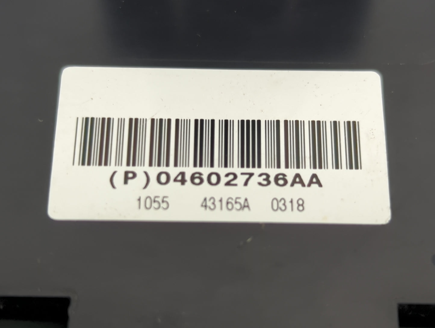 2006-2010 Chrysler 300 Master Power Window Switch Replacement Driver Side Left P/N:04602736AA Fits OEM Used Auto Parts - Oem