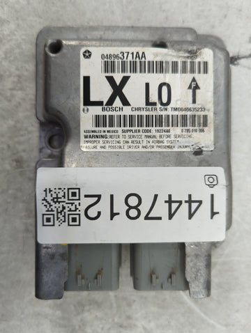 2005-2006 Chrysler 300 Safety Restraint Srs Airbag Control Module 1447812 - Oemusedautoparts1.com