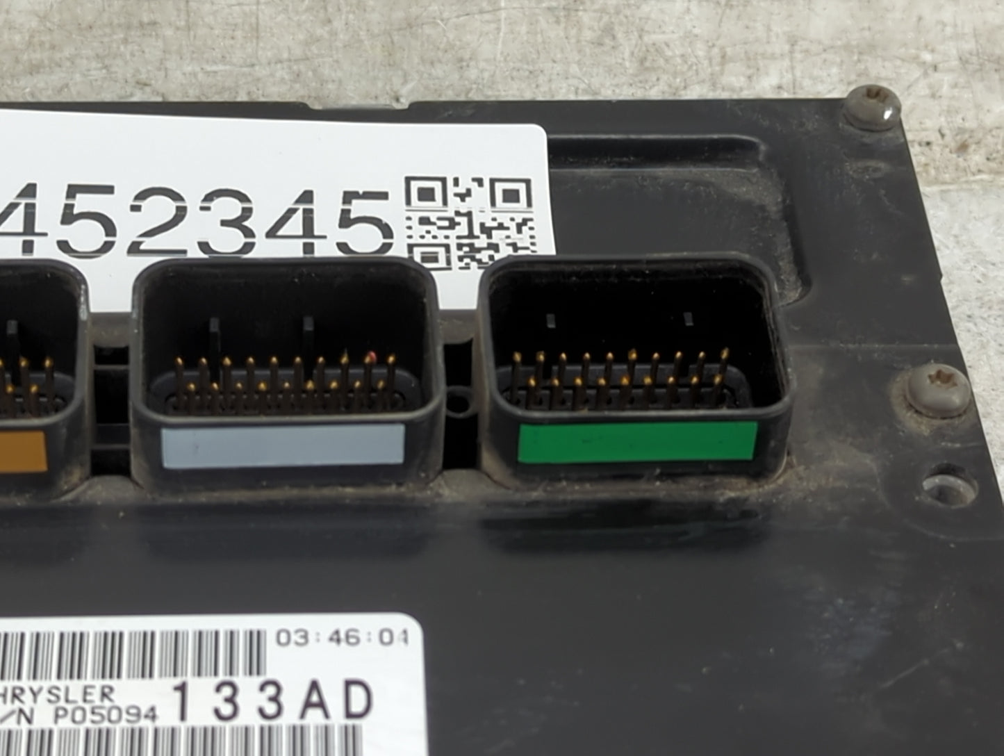 2006 Chrysler 300 PCM Engine Control Computer ECU ECM PCU OEM P/N:P05094133AD 05094704AE, 05087006AA, P05094704AE Fits OEM U