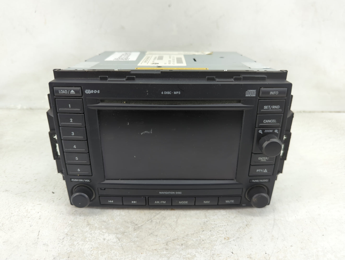2005-2007 Chrysler 300 Radio AM FM Cd Player Receiver Replacement P/N:P56038646AL Fits Fits 2004 2005 2006 2007 OEM Used Aut