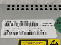 2005-2007 Chrysler 300 Radio AM FM Cd Player Receiver Replacement P/N:P05064171AG Fits Fits 2005 2006 2007 2008 2009 OEM Use