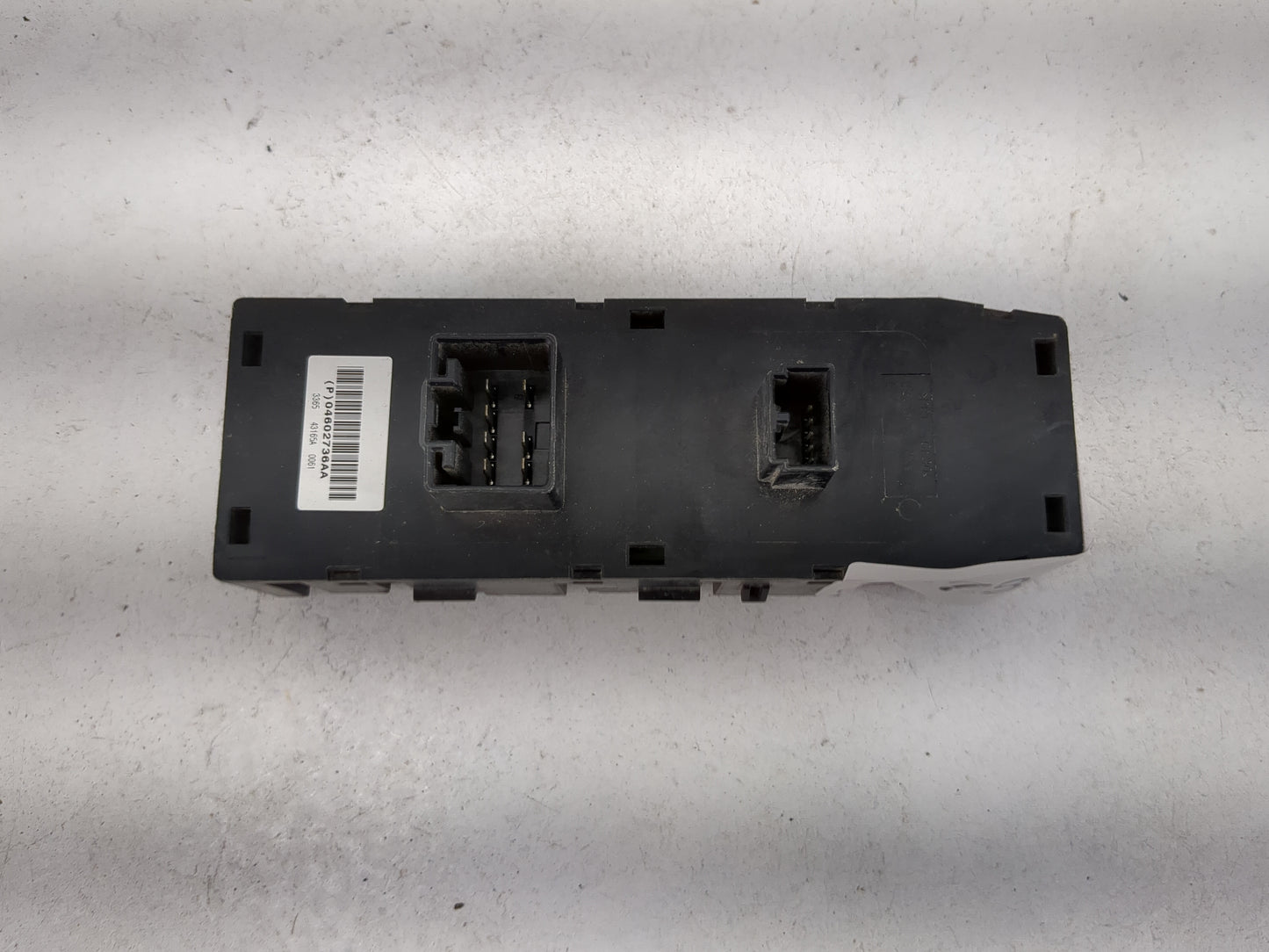 2006-2010 Chrysler 300 Master Power Window Switch Replacement Driver Side Left P/N:04602736AA Fits OEM Used Auto Parts - Oem