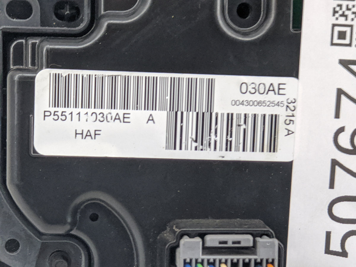 2005-2007 Chrysler 300 Climate Control Module Temperature AC/Heater Replacement P/N:P55111030AE 75196 Fits Fits 2005 2006 20