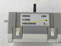 2006 Chrysler 300 Digitial Dash Clock P/N:04602626AB 04602385AC Fits OEM Used Auto Parts - Oemusedautoparts1.com