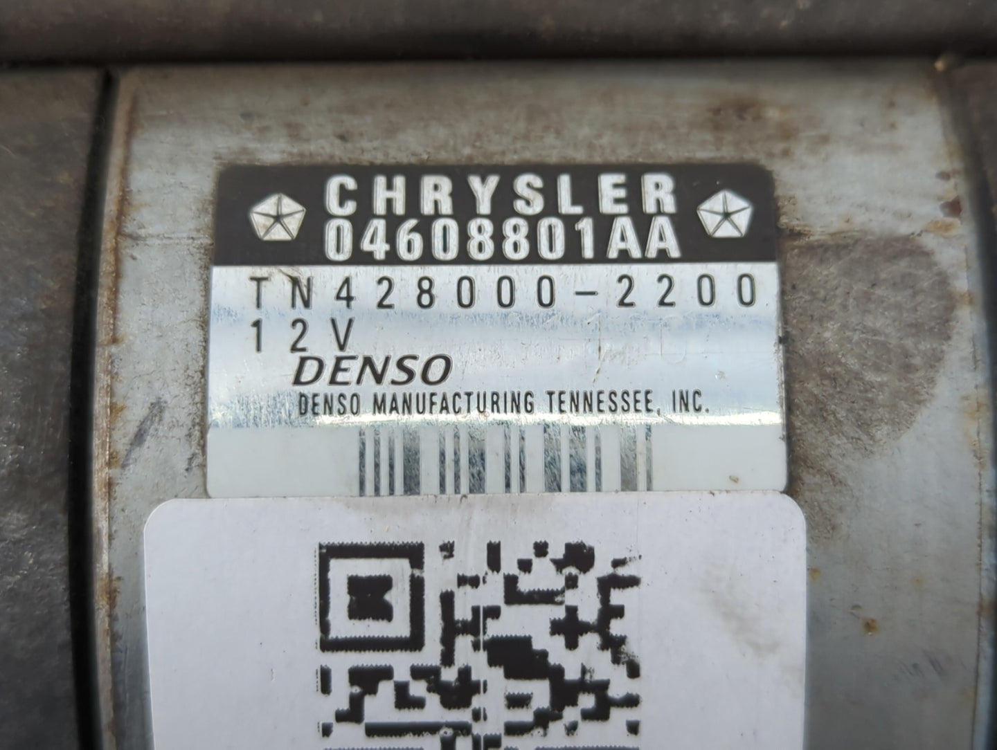 2005-2014 Chrysler 300 Car Starter Motor Solenoid OEM P/N:04608801AA Fits OEM Used Auto Parts - Oemusedautoparts1.com