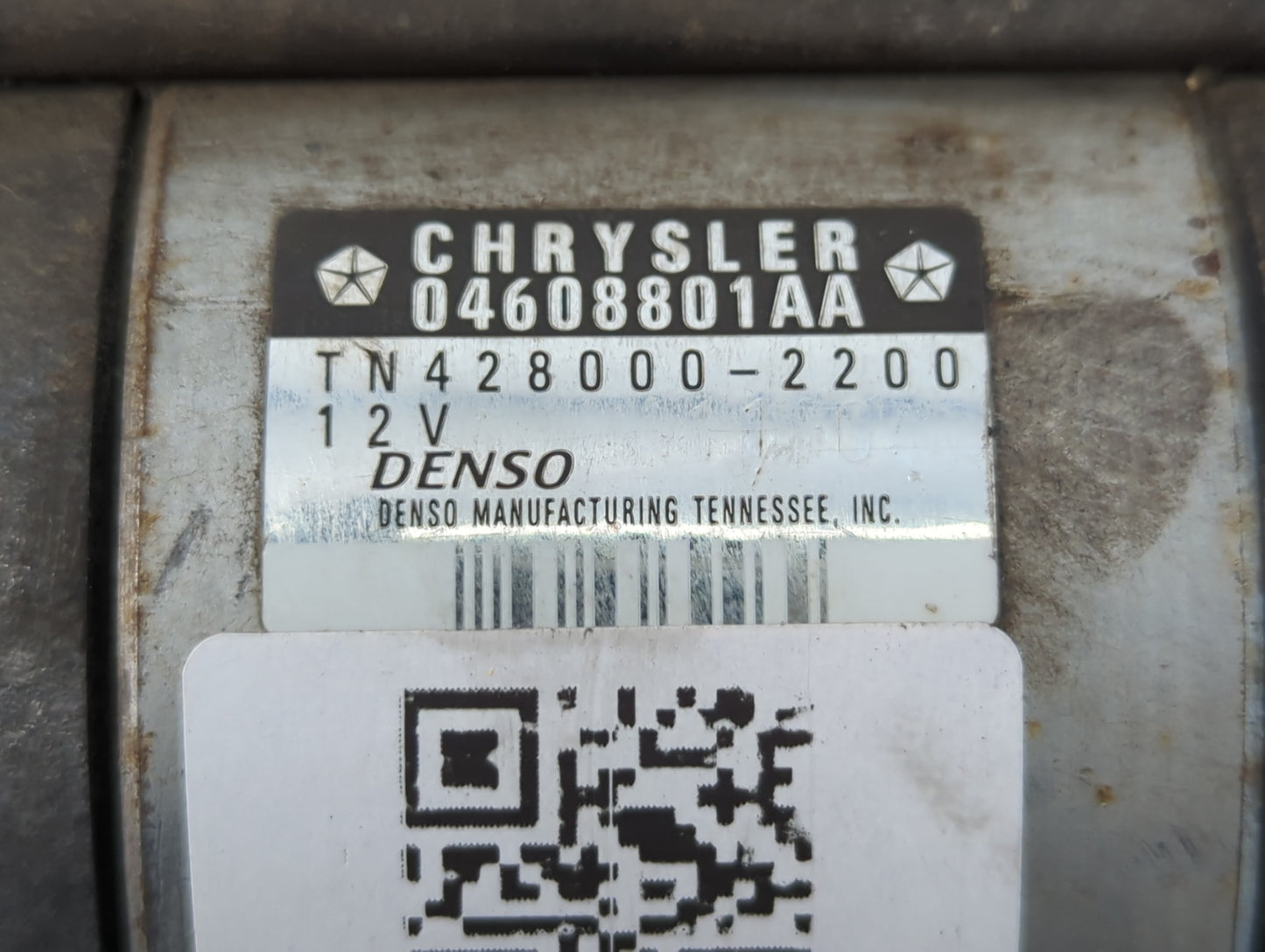 2005-2014 Chrysler 300 Car Starter Motor Solenoid OEM P/N:04608801AA Fits OEM Used Auto Parts - Oemusedautoparts1.com