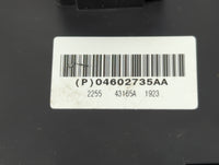 2006 Chrysler 300 Master Power Window Switch Replacement Driver Side Left P/N:04602735AA Fits OEM Used Auto Parts - Oemuseda