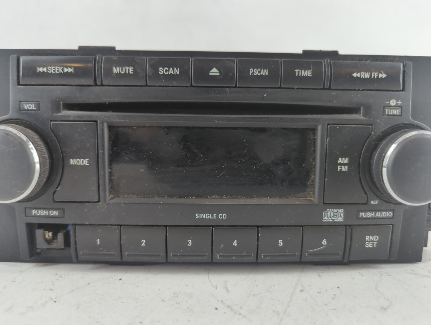 2005-2007 Chrysler 300 Radio AM FM Cd Player Receiver Replacement P/N:P05064171AG Fits Fits 2005 2006 2007 2008 2009 OEM Use