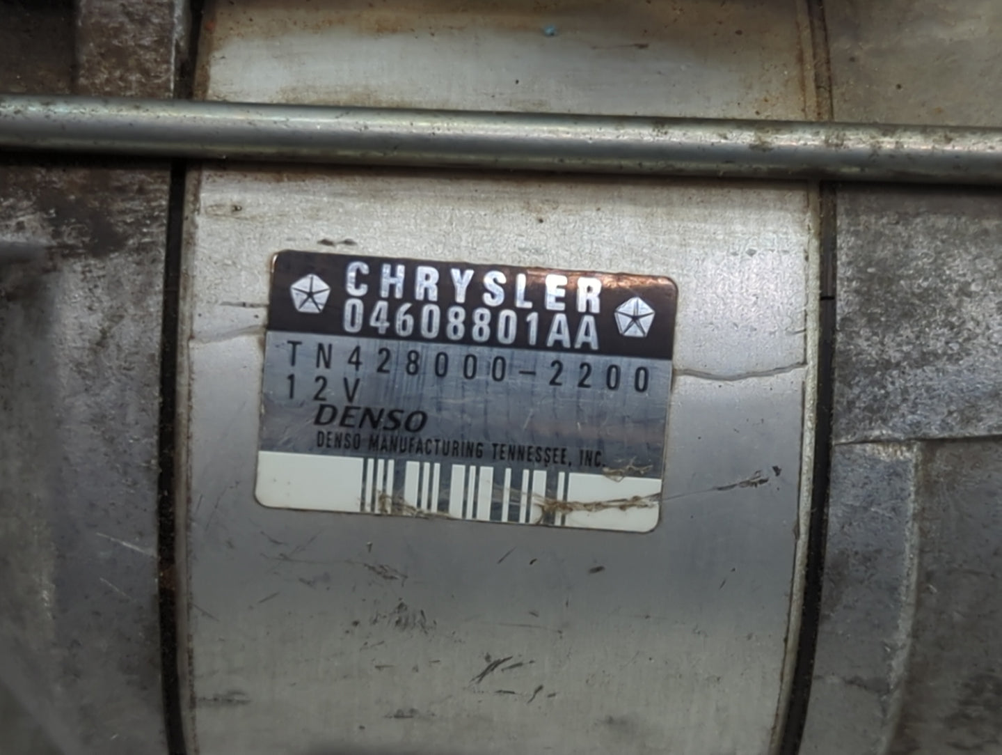2006 Chrysler 300c Car Starter Motor Solenoid OEM P/N:04608801AA TN428000-2200 Fits OEM Used Auto Parts - Oemusedautoparts1.