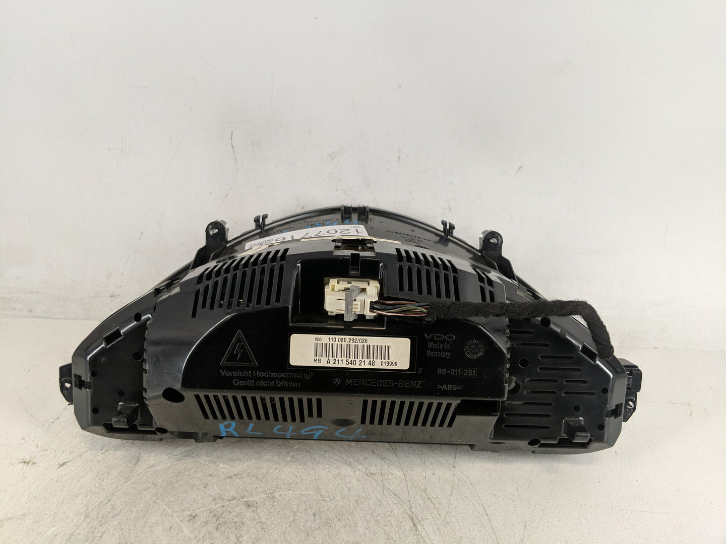 2006 Chrysler E Class Instrument Cluster Speedometer Gauges P/N:A 211 540 21 48 Fits OEM Used Auto Parts - Oemusedautoparts1