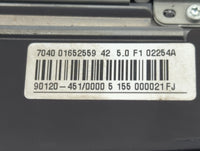 2006 Chrysler E Class Radio AM FM Cd Player Receiver Replacement P/N:90120-451 Fits OEM Used Auto Parts - Oemusedautoparts1.