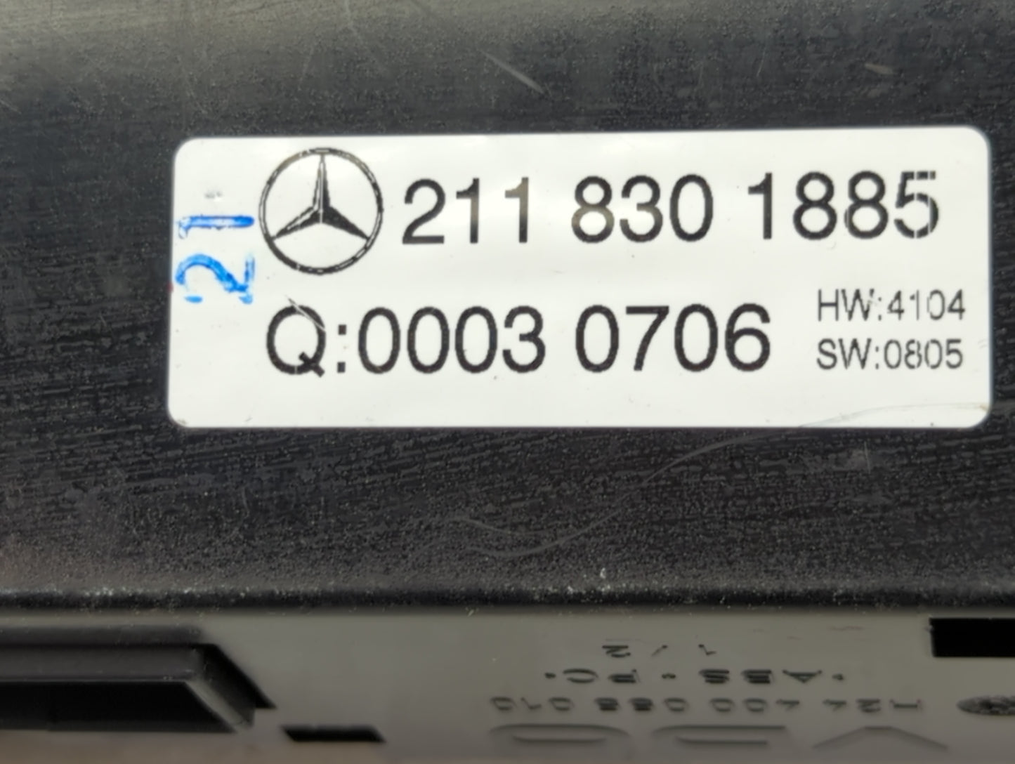 2006 Chrysler E Class Climate Control Module Temperature AC/Heater Replacement P/N:211 830 1885 Fits OEM Used Auto Parts - O