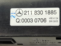 2006 Chrysler E Class Climate Control Module Temperature AC/Heater Replacement P/N:211 830 1885 Fits OEM Used Auto Parts - O