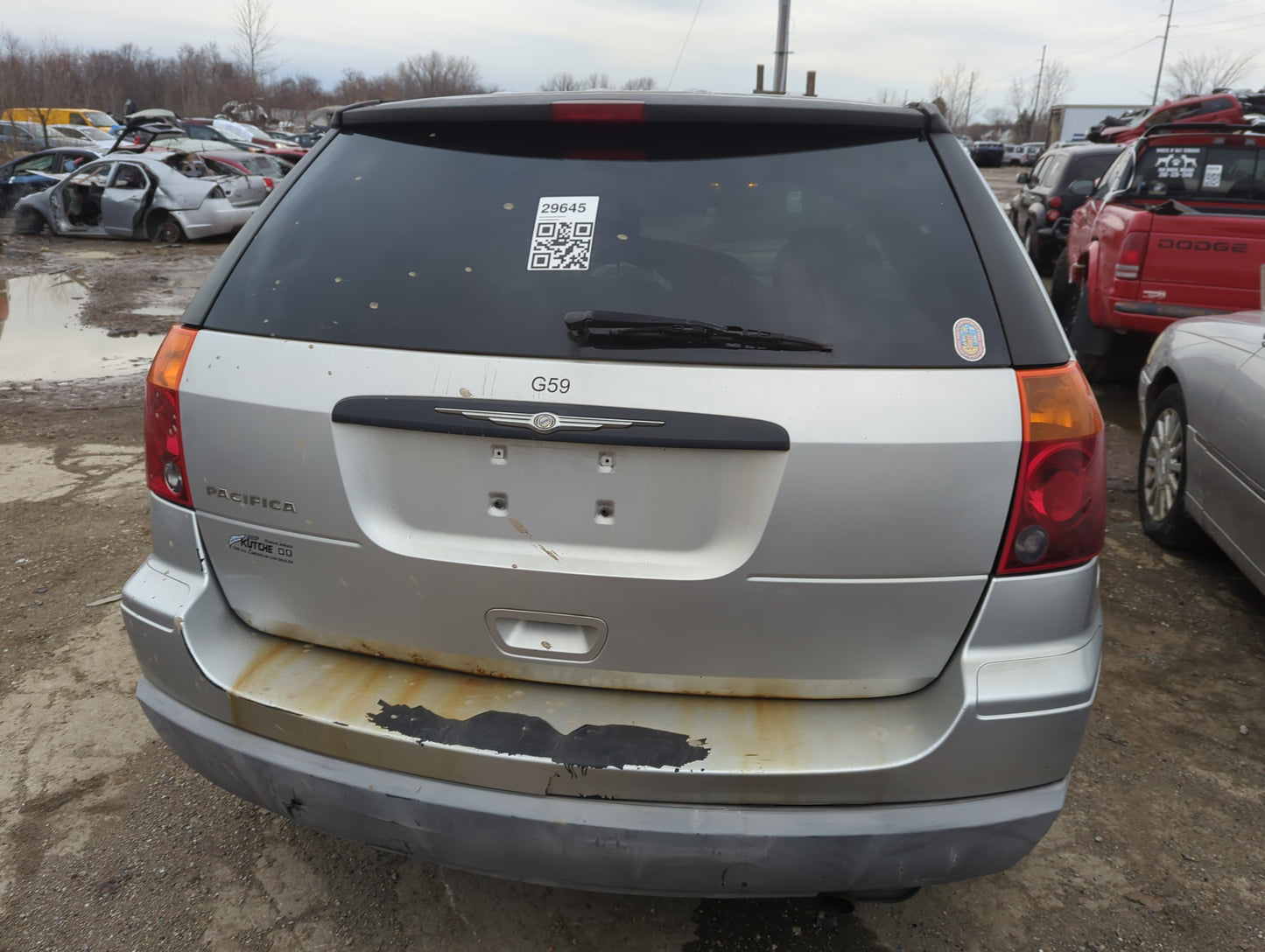 2006 Chrysler Pacifica Trunk/decklid/hatch/tailgate Oem - Oemusedautoparts1.com