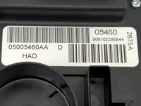 2005-2008 Chrysler Pacifica Climate Control Module Temperature AC/Heater Replacement P/N:05005460AA Fits Fits 2005 2006 2007