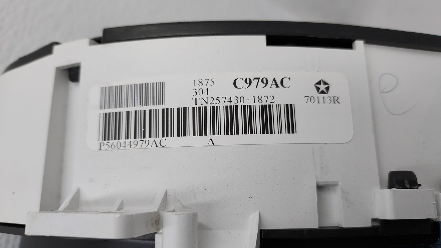 2006 Chrysler Pacifica Instrument Cluster Speedometer Gauges P/N:P56044979AC P56044992AC Fits OEM Used Auto Parts - Oemuseda