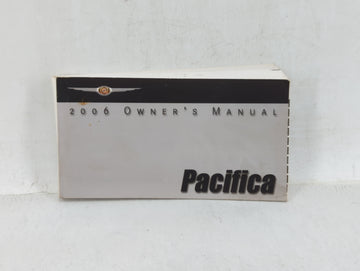 2006 Chrysler Pacifica Owners Manual Book Guide OEM Used Auto Parts - Oemusedautoparts1.com