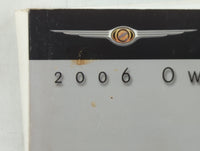 2006 Chrysler Pacifica Owners Manual Book Guide OEM Used Auto Parts - Oemusedautoparts1.com