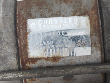 2004-2006 Chrysler Pacifica Car Starter Motor Solenoid OEM P/N:04686045AD Fits Fits 2004 2005 2006 OEM Used Auto Parts