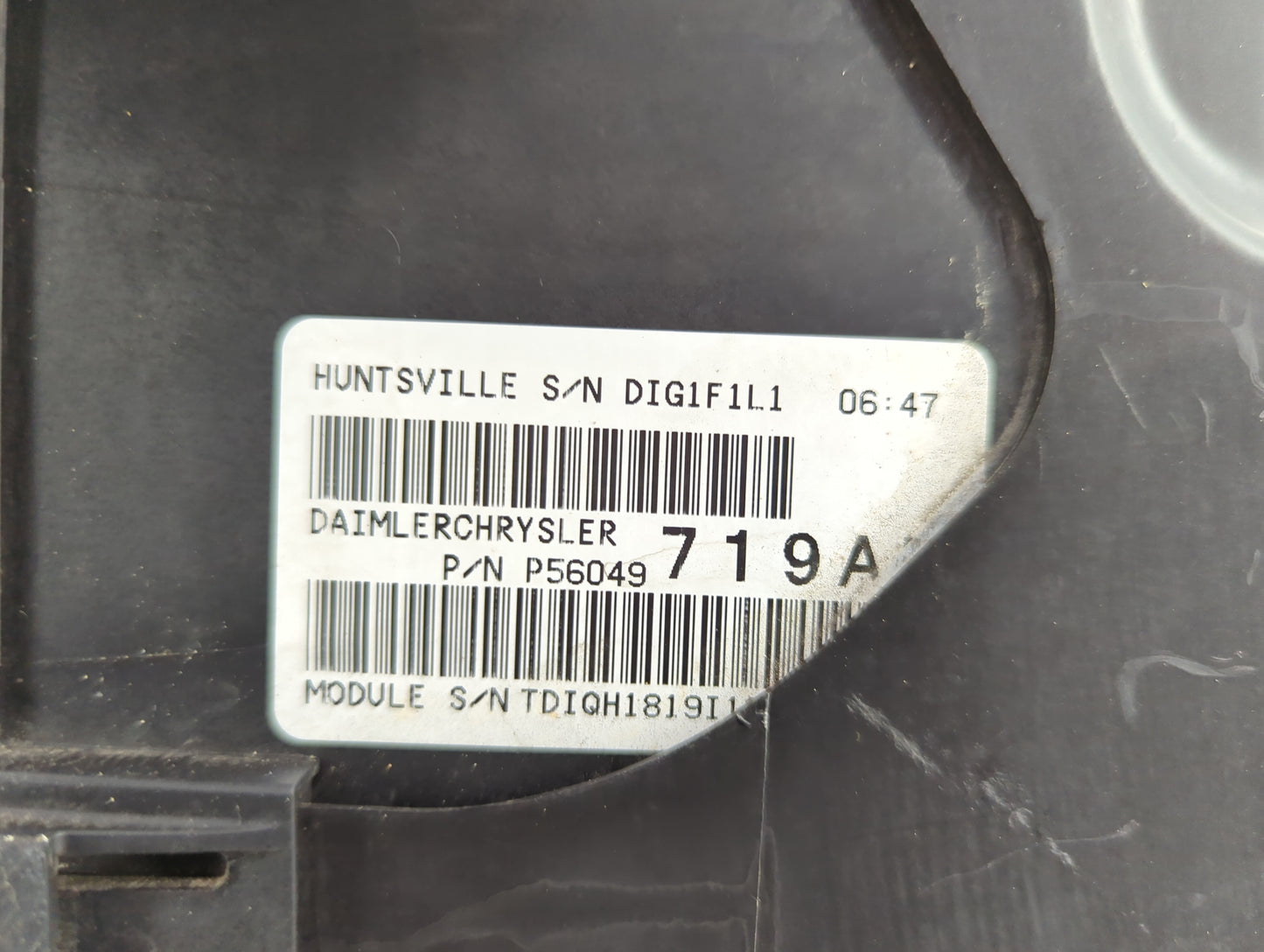 Chrysler Pt Cruiser Fusebox Fuse Box Relay Module Tipm P56049719an - Oemusedautoparts1.com