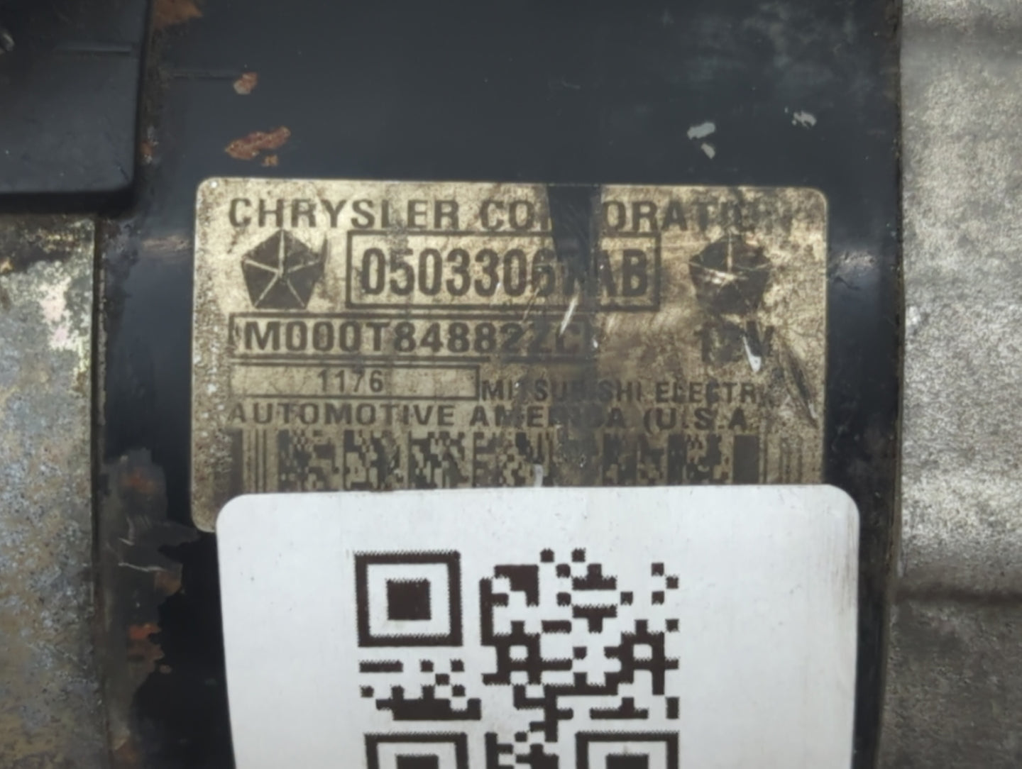 2003-2010 Chrysler Pt Cruiser Car Starter Motor Solenoid OEM P/N:05033067AB Fits Fits 2003 2004 2005 2006 2007 2008 2009 201