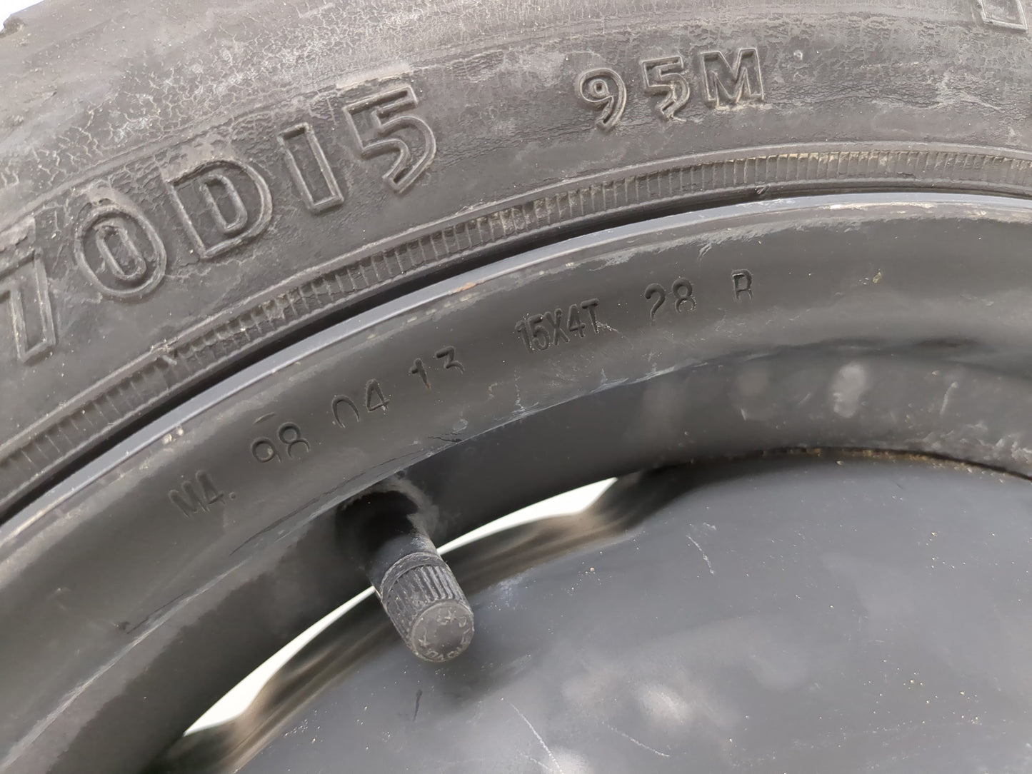 2001-2006 Chrysler Sebring Spare Donut Tire Wheel Rim Oem - Oemusedautoparts1.com