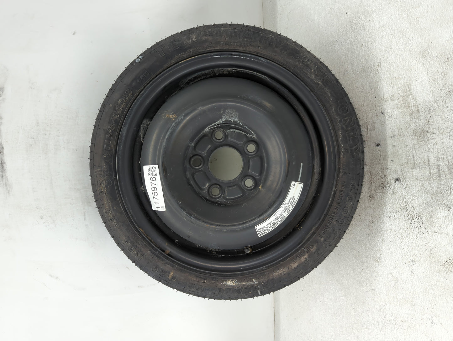 2001-2006 Chrysler Sebring Spare Donut Tire Wheel Rim Oem - Oemusedautoparts1.com