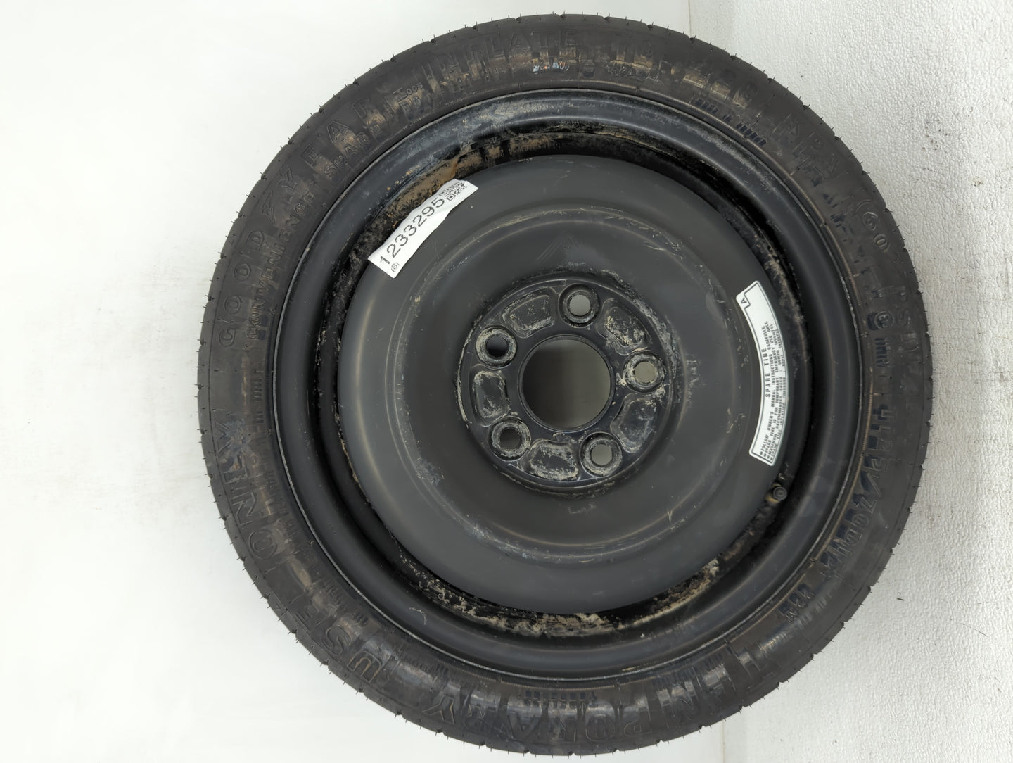 2001-2006 Chrysler Sebring Spare Donut Tire Wheel Rim Oem - Oemusedautoparts1.com