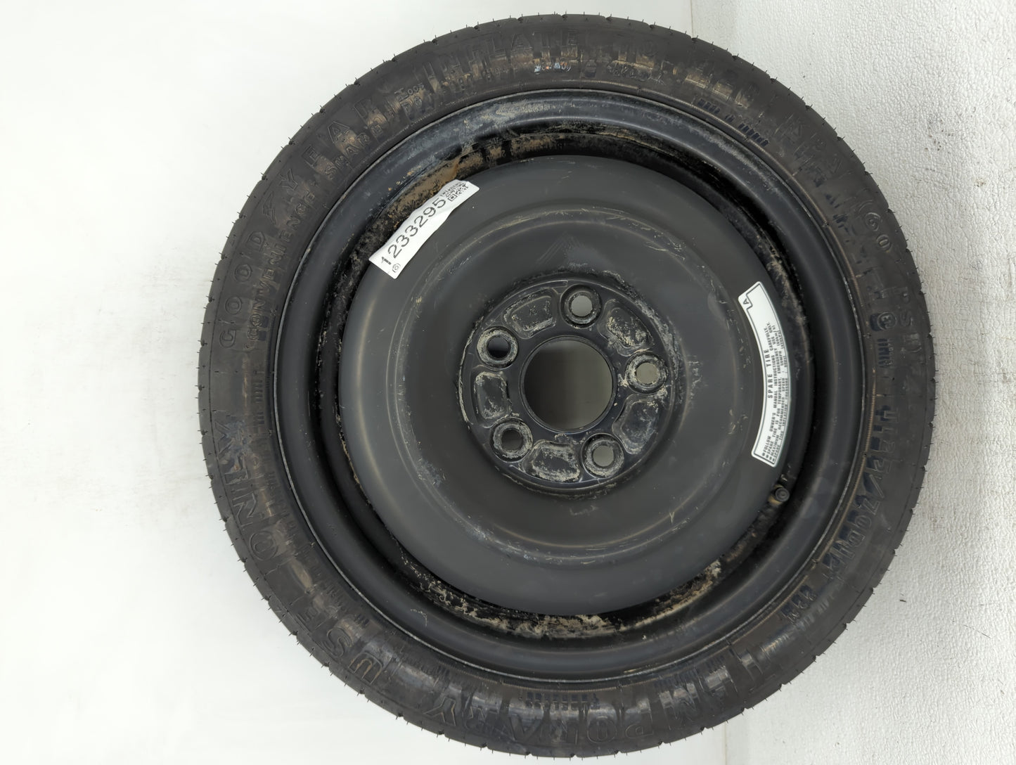 2001-2006 Chrysler Sebring Spare Donut Tire Wheel Rim Oem - Oemusedautoparts1.com
