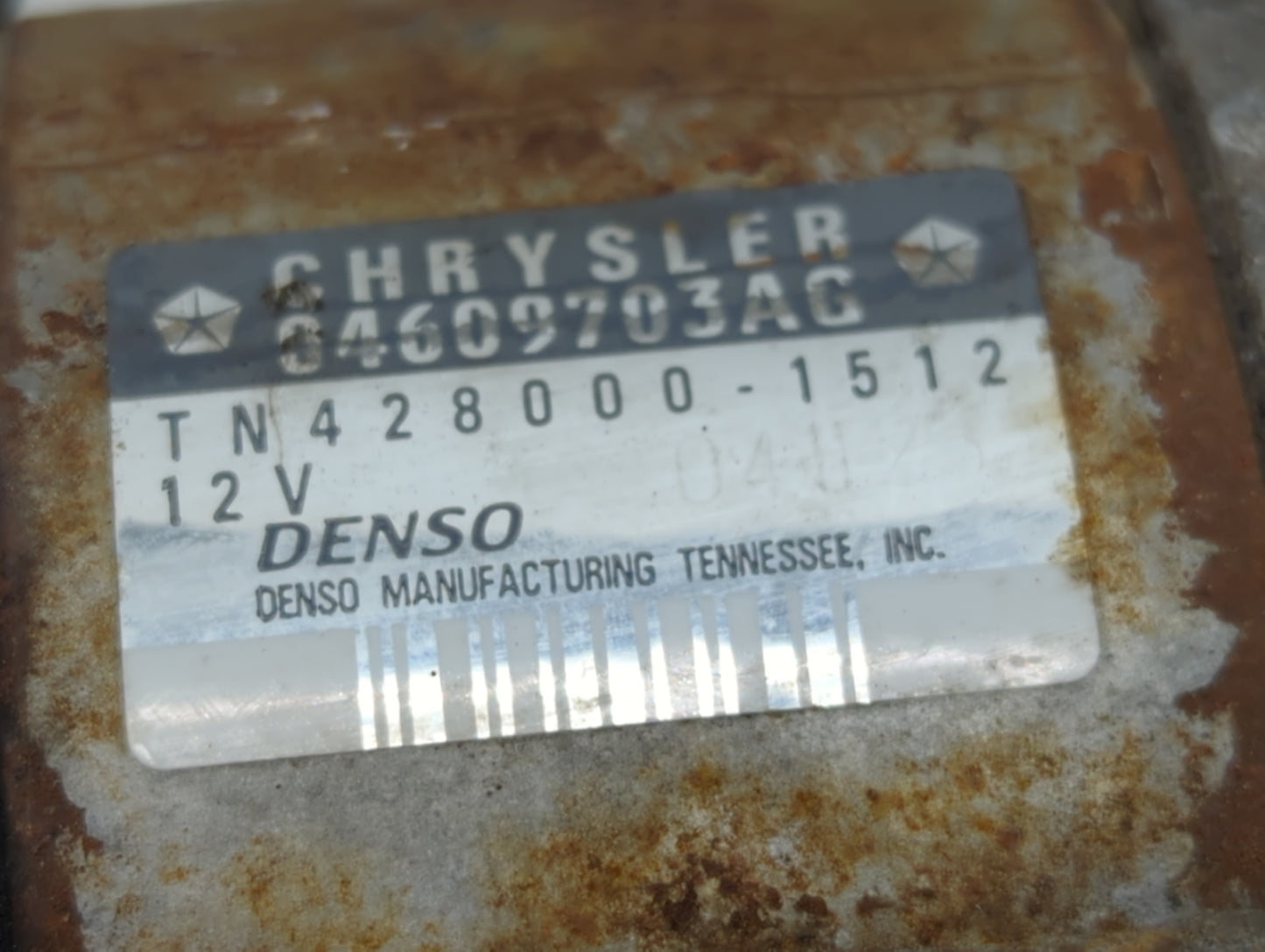 2003-2006 Chrysler Sebring Car Starter Motor Solenoid OEM P/N:04609703AG Fits Fits 2003 2004 2005 2006 OEM Used Auto Parts -