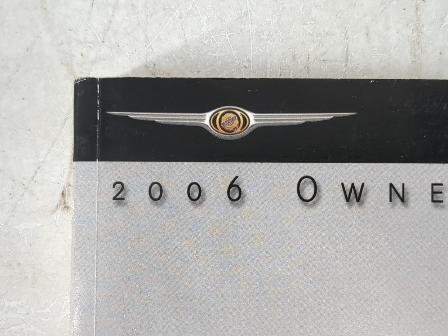 2006 Chrysler Town & Country Owners Manual Book Guide P/N:81-026-0616 OEM Used Auto Parts - Oemusedautoparts1.com