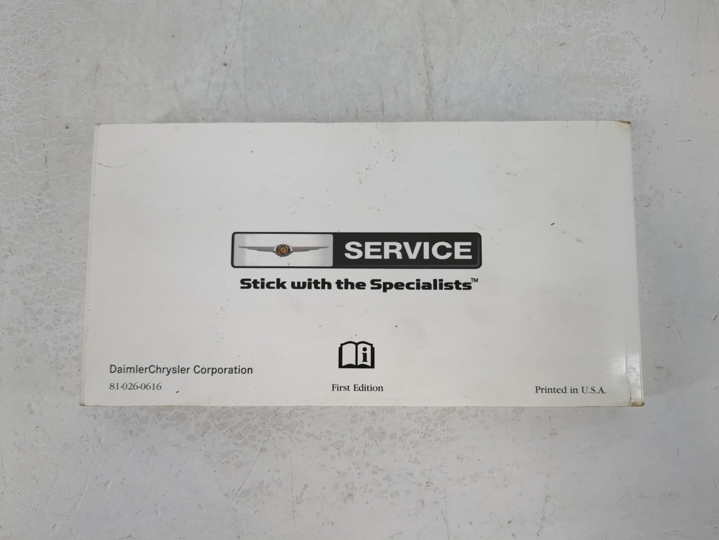 2006 Chrysler Town & Country Owners Manual Book Guide P/N:81-026-0616 OEM Used Auto Parts - Oemusedautoparts1.com