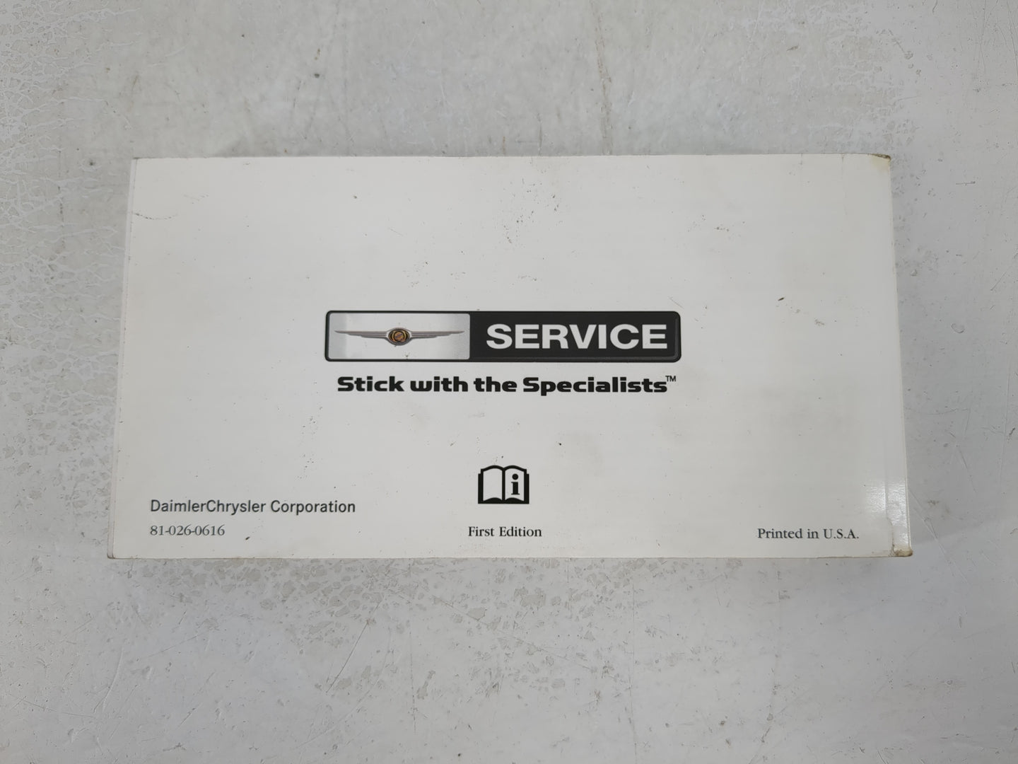 2006 Chrysler Town & Country Owners Manual Book Guide P/N:81-026-0616 OEM Used Auto Parts - Oemusedautoparts1.com