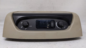 compare product 2005-2006 Chrysler Town & Country Information Display Screen