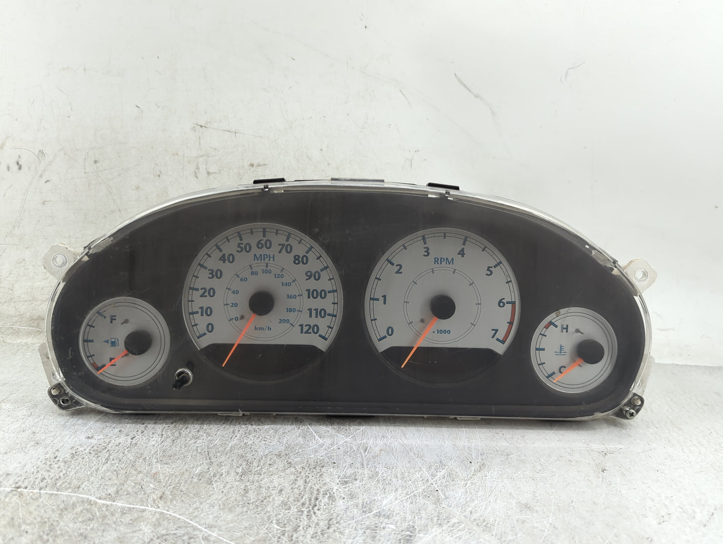 2006-2007 Chrysler Town & Country Instrument Cluster Speedometer Gauges P/N:56044975AB Fits Fits 2006 2007 OEM Used Auto Par