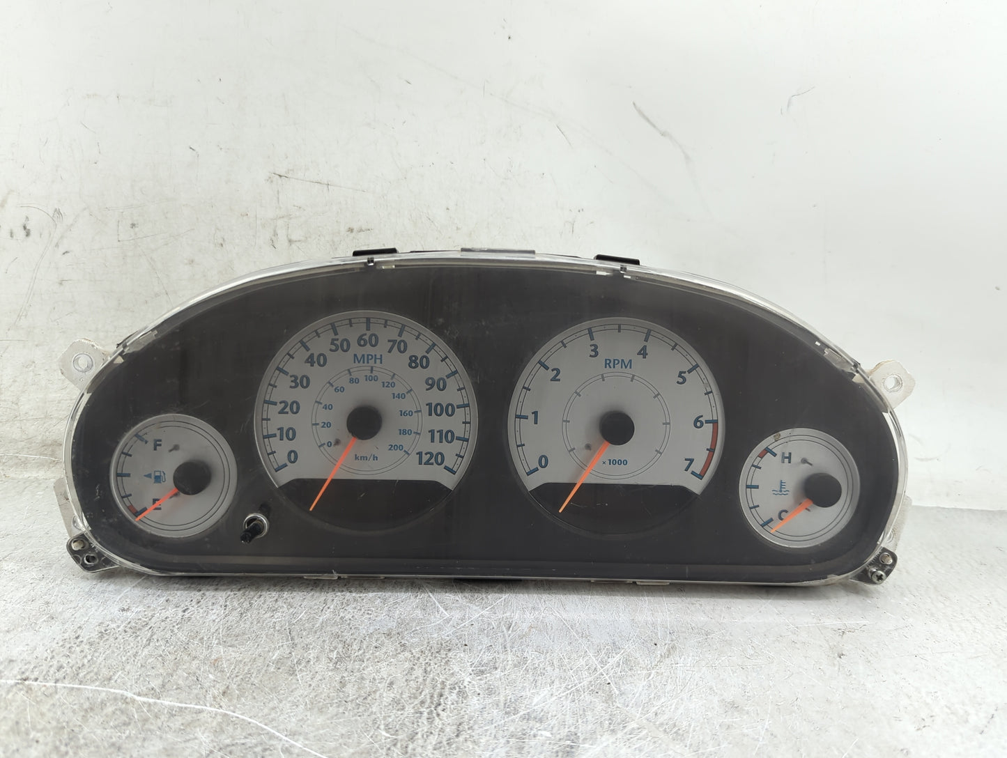 2006-2007 Chrysler Town & Country Instrument Cluster Speedometer Gauges P/N:56044975AB Fits Fits 2006 2007 OEM Used Auto Par