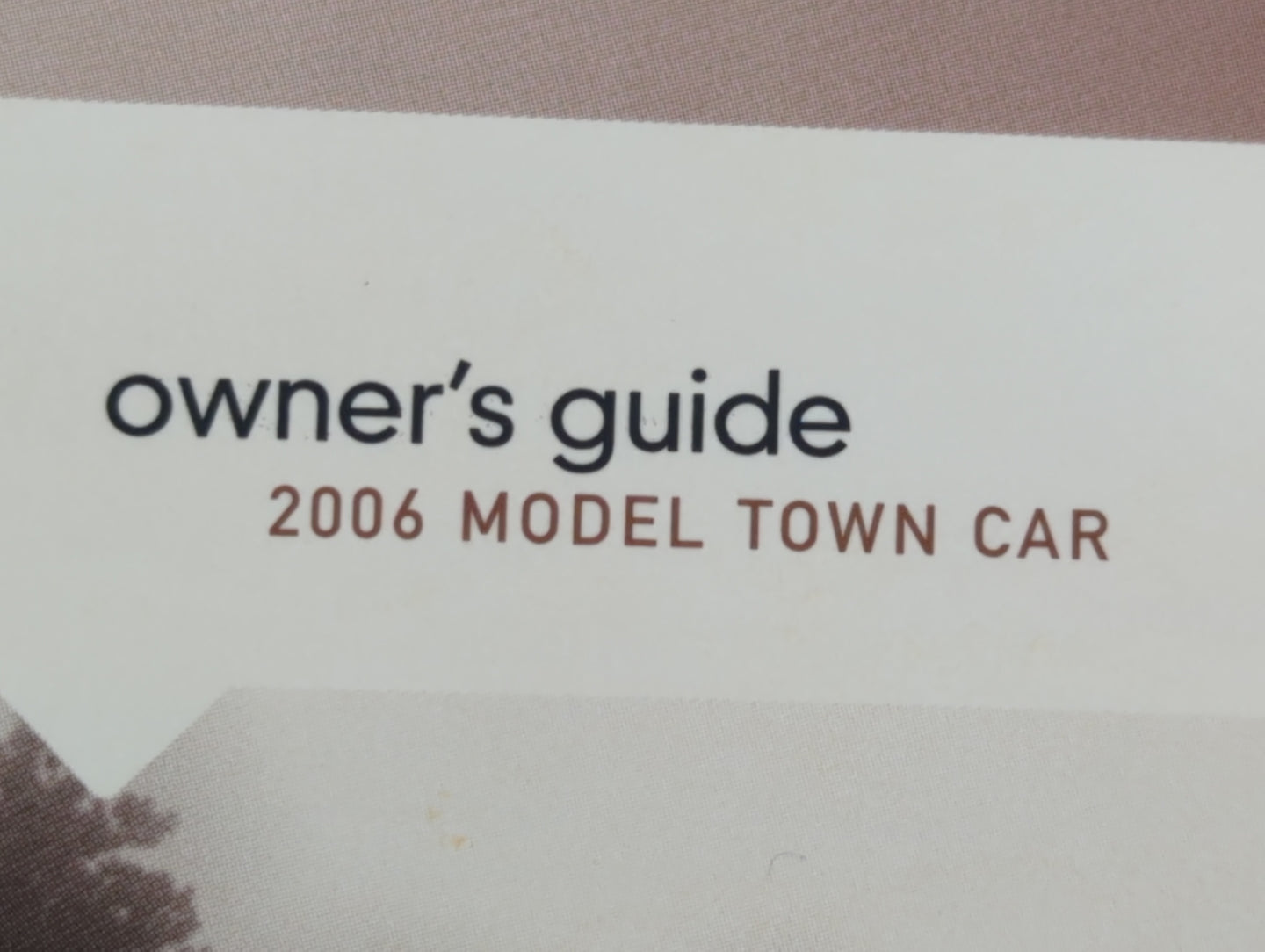 2006 Chrysler Town & Country Owners Manual Book Guide OEM Used Auto Parts - Oemusedautoparts1.com