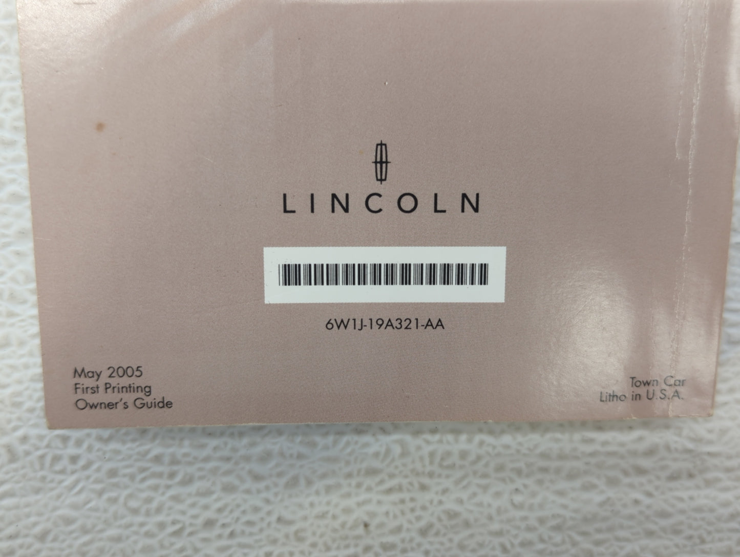 2006 Chrysler Town & Country Owners Manual Book Guide OEM Used Auto Parts - Oemusedautoparts1.com