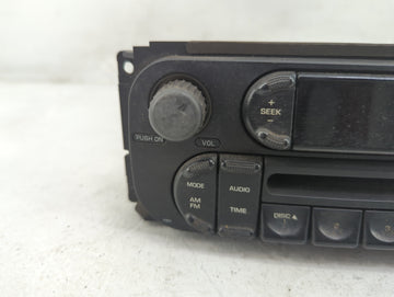 2005-2007 Dodge Caravan Radio AM FM Cd Player Receiver Replacement P/N:P05091506AD Fits Fits 2005 2006 2007 OEM Used Auto Parts