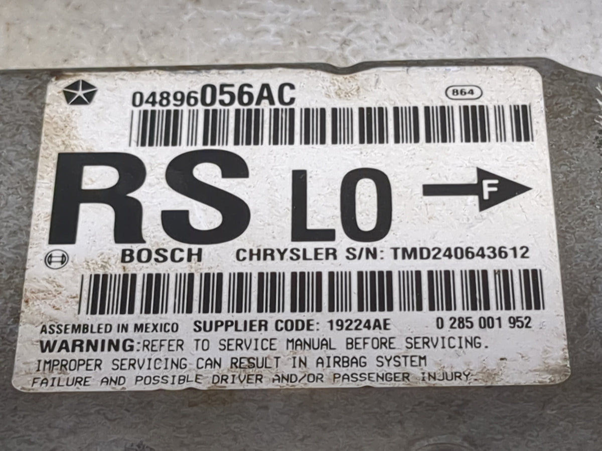 2006-2007 Dodge Caravan Safety Restraint Srs Airbag Control Module - Oemusedautoparts1.com