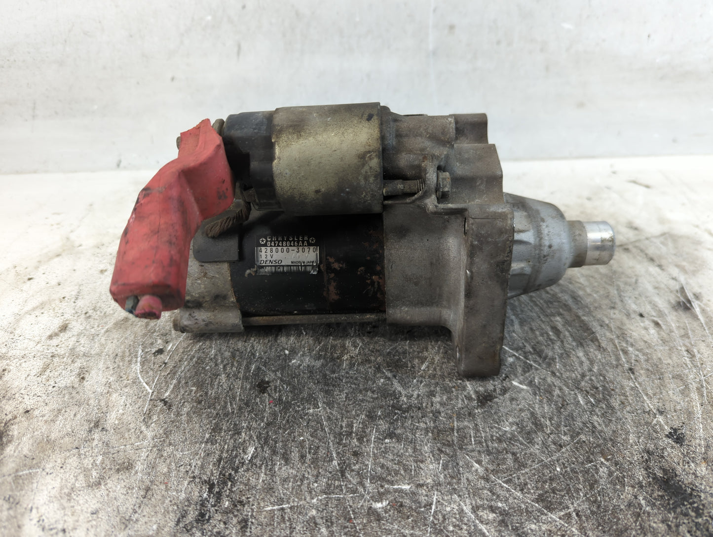 2006-2007 Dodge Caravan Car Starter Motor Solenoid OEM P/N:428000-3070 Fits Fits 2006 2007 2008 2009 2010 OEM Used Auto Part