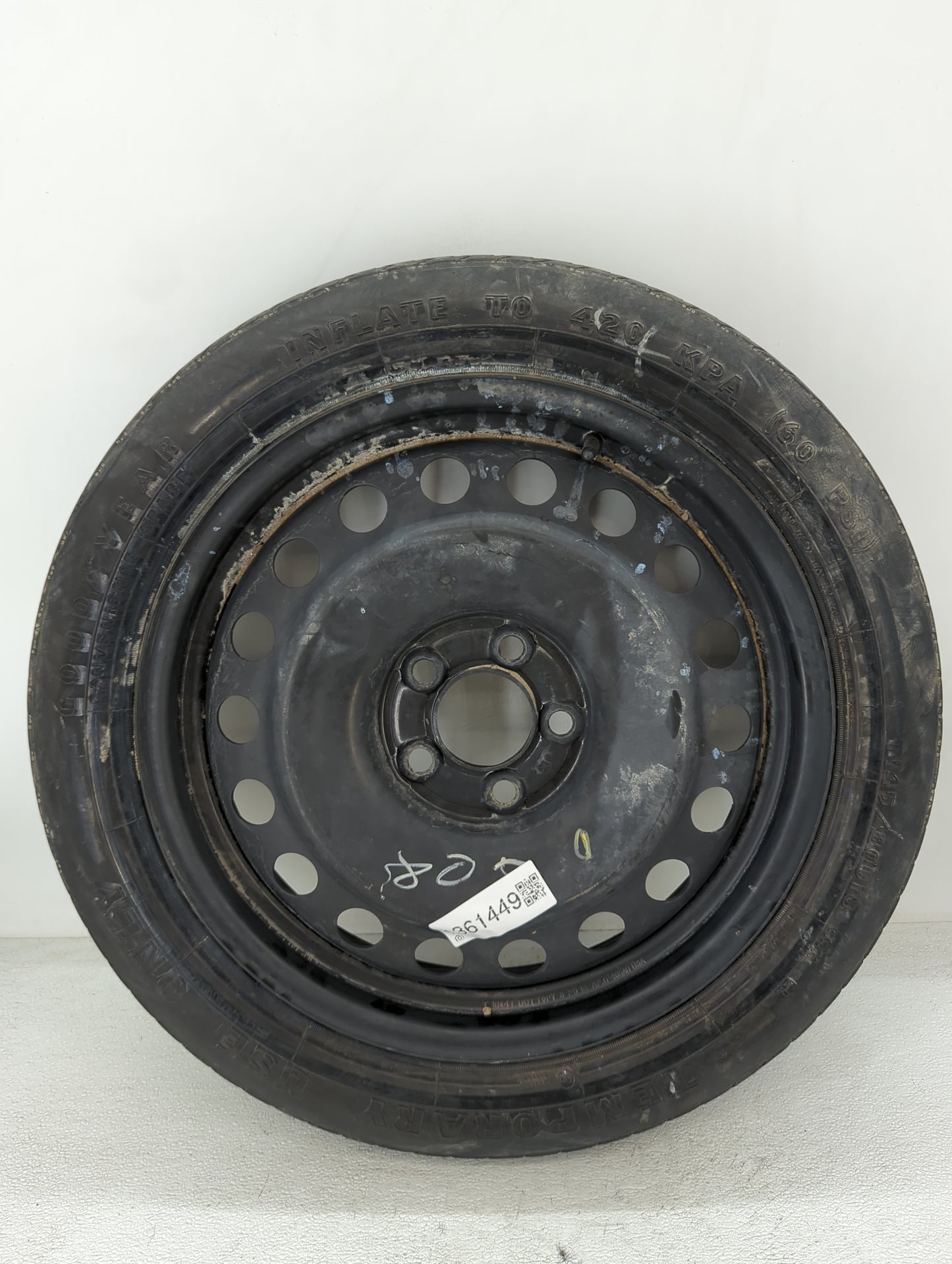 2006-2022 Dodge Charger Spare Donut Tire Wheel Rim Oem - Oemusedautoparts1.com
