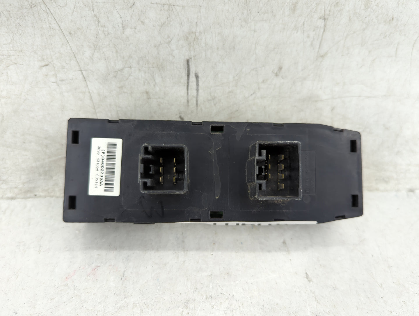 2006-2010 Dodge Charger Master Power Window Switch Replacement Driver Side Left P/N:04602735AA Fits OEM Used Auto Parts - Oe