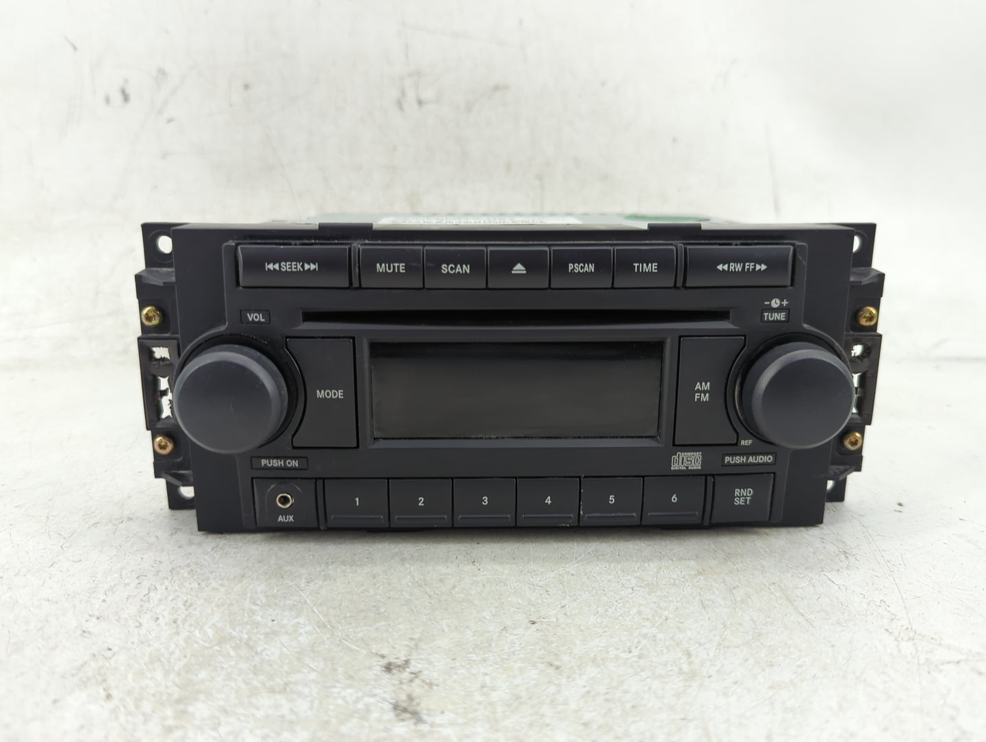 2006-2007 Dodge Charger Radio AM FM Cd Player Receiver Replacement P/N:05064173AF Fits Fits 2004 2005 2006 2007 2008 2009 20