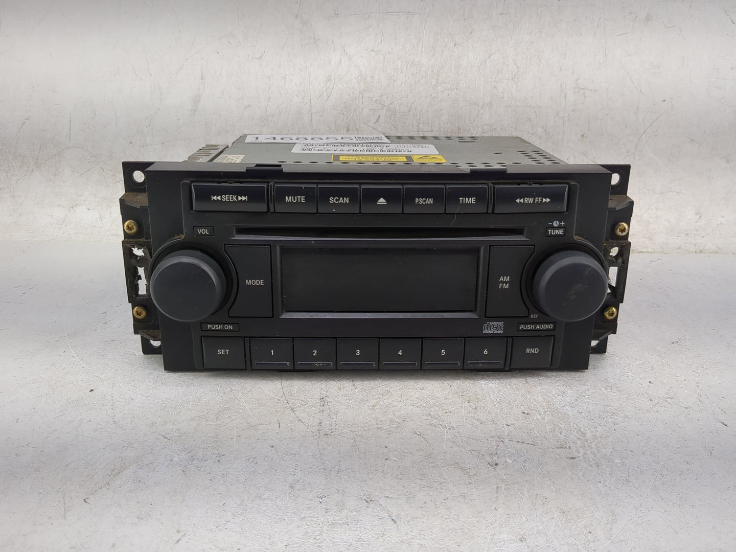 2006-2007 Dodge Charger Radio AM FM Cd Player Receiver Replacement P/N:P05091710AC Fits Fits 2005 2006 2007 2008 2009 OEM Us