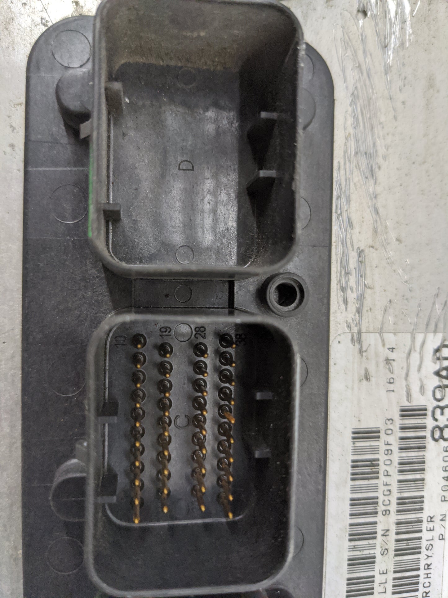 2006 Dodge Charger PCM Engine Control Computer ECU ECM PCU OEM P/N:P04606839AD 05094680AH Fits OEM Used Auto Parts - Oemused