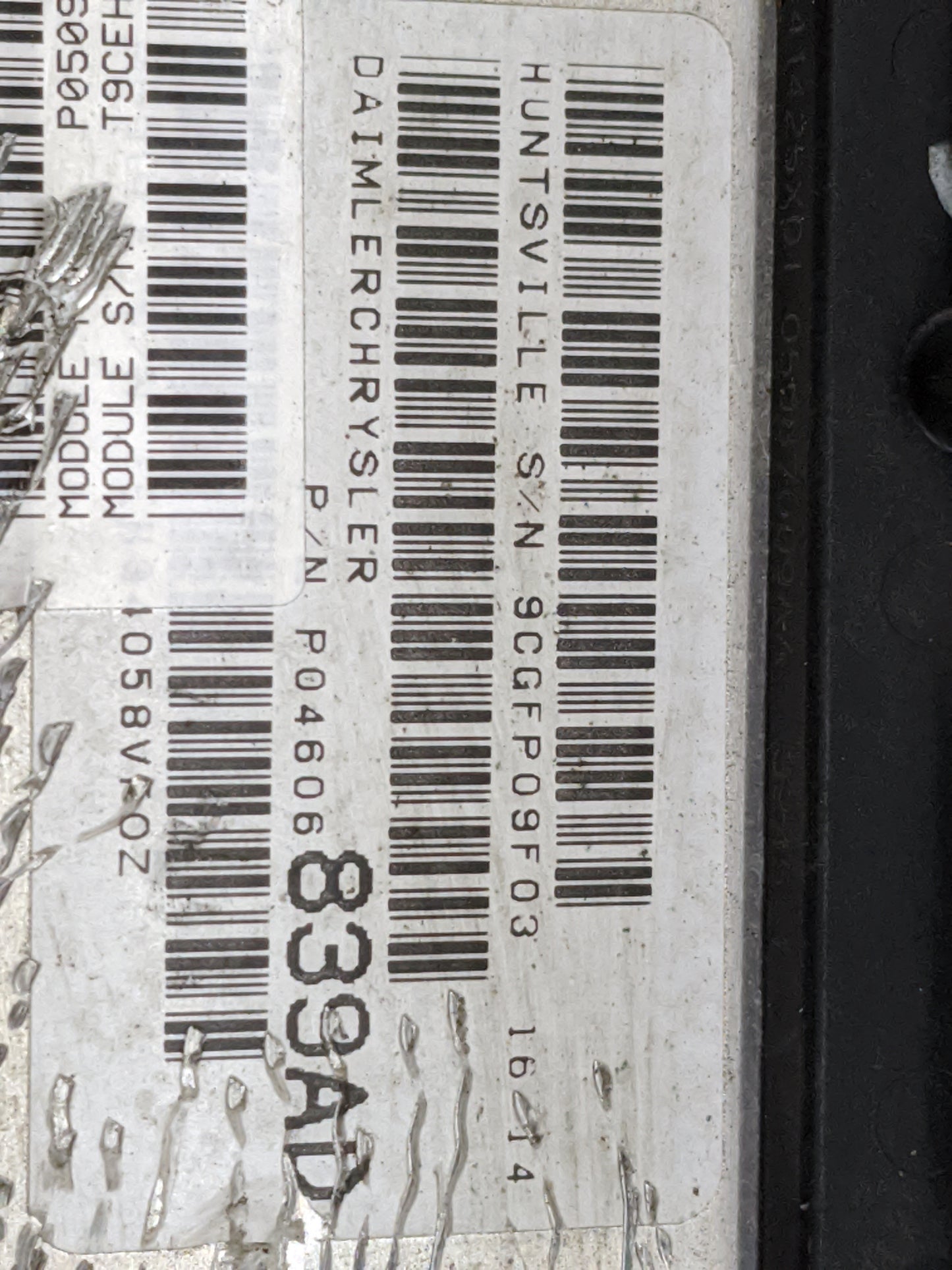 2006 Dodge Charger PCM Engine Control Computer ECU ECM PCU OEM P/N:P04606839AD 05094680AH Fits OEM Used Auto Parts - Oemused