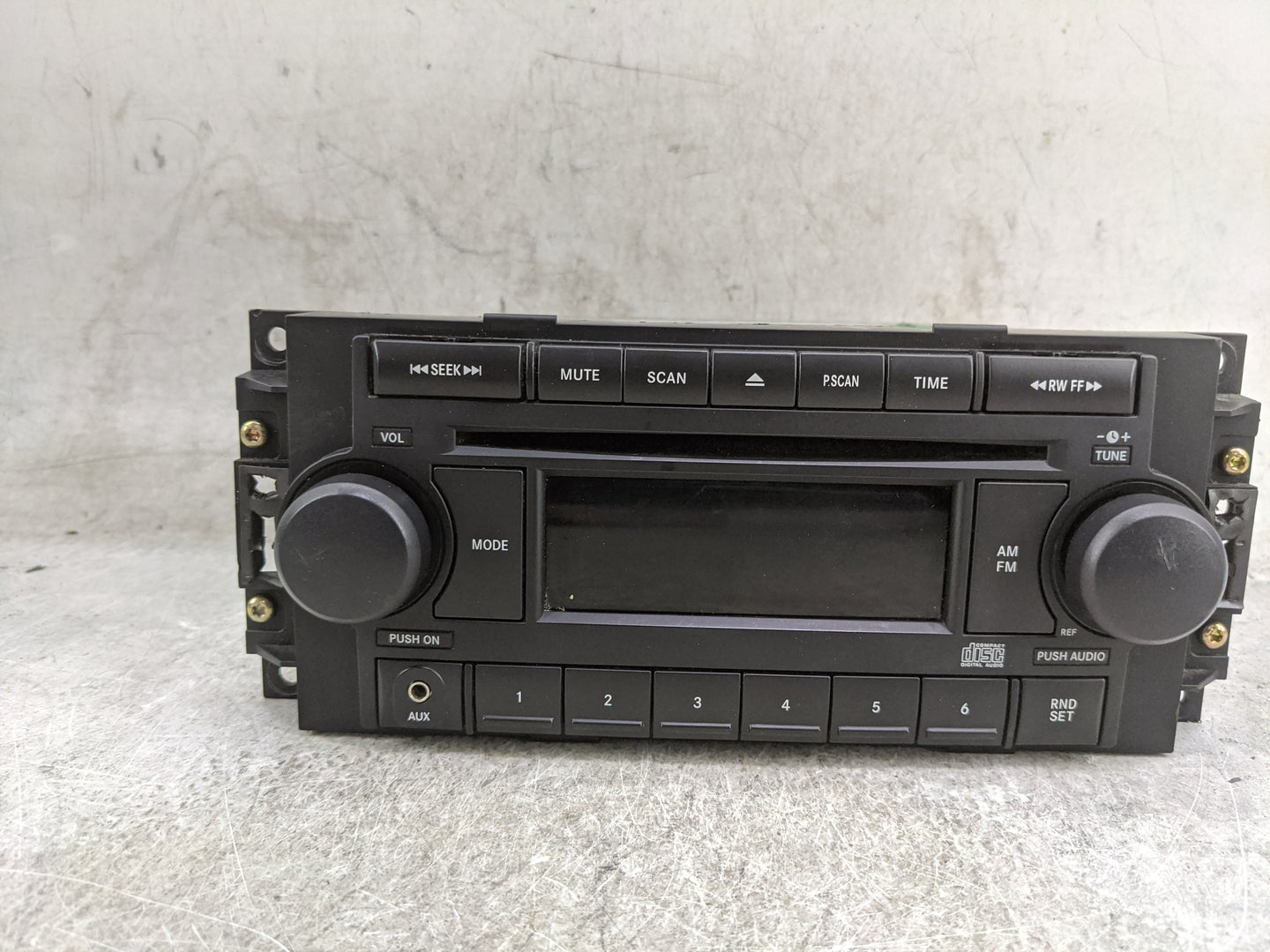 2006-2007 Dodge Charger Radio AM FM Cd Player Receiver Replacement P/N:P05064173AF Fits Fits 2004 2005 2006 2007 2008 2009 2