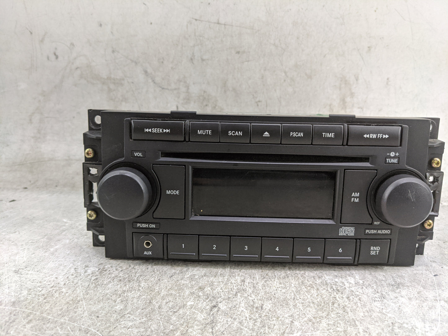 2006-2007 Dodge Charger Radio AM FM Cd Player Receiver Replacement P/N:P05064173AF Fits Fits 2004 2005 2006 2007 2008 2009 2